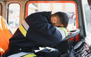 firefighter first responder experiencing compassion fatigue, burnout and compassion fatigue in first responders
