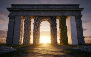 A serene path symbolizing the journey of recovery from addiction