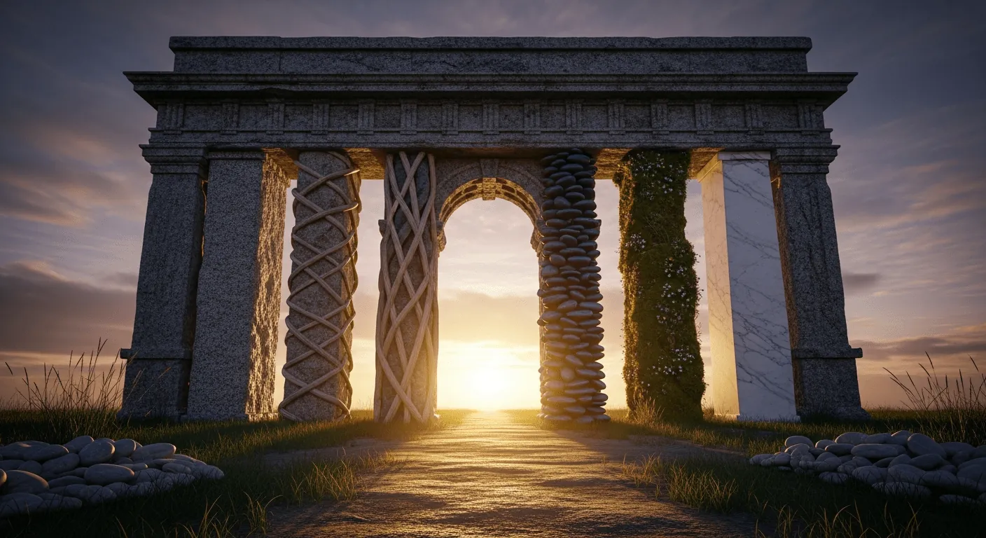 The Five Pillars of Lasting Recovery from Addiction A serene path symbolizing the journey of recovery from addiction